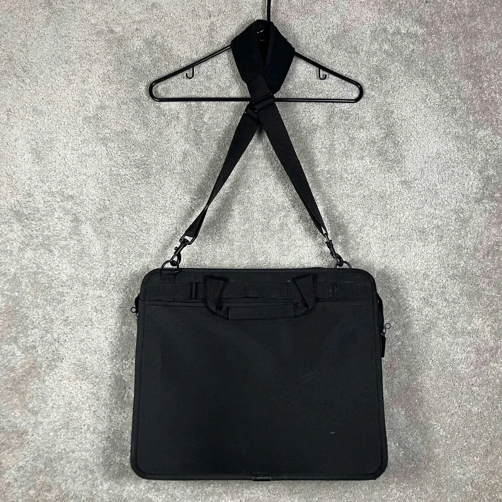 Vintage IBM ThinkPad Black Laptop Messenger Bag Briefcase Shoulder Strap 16